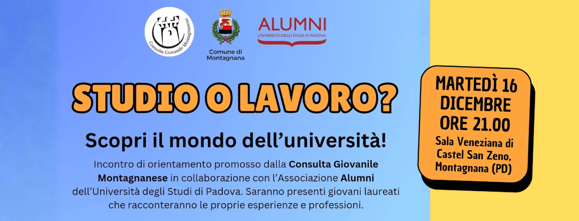Studio o Lavoro? Scopri il mondo dell’Università!