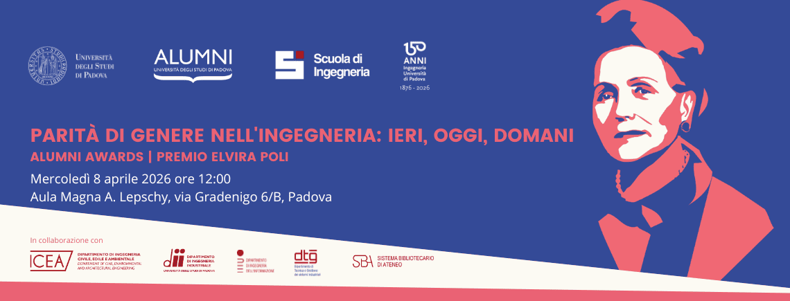 Parità di genere nell’ingegneria: ieri, oggi, domani. Alumni Awards | Premio Elvira Poli.